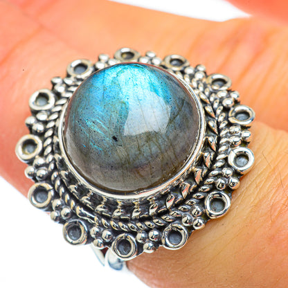 Labradorite Rings handcrafted by Ana Silver Co - RING43971