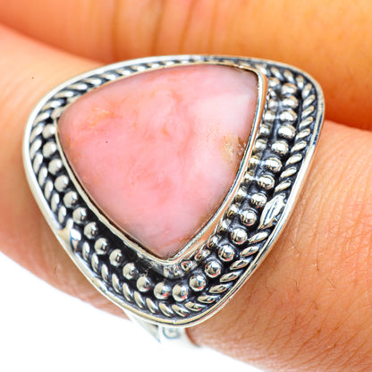 Pink Opal Rings handcrafted by Ana Silver Co - RING43979
