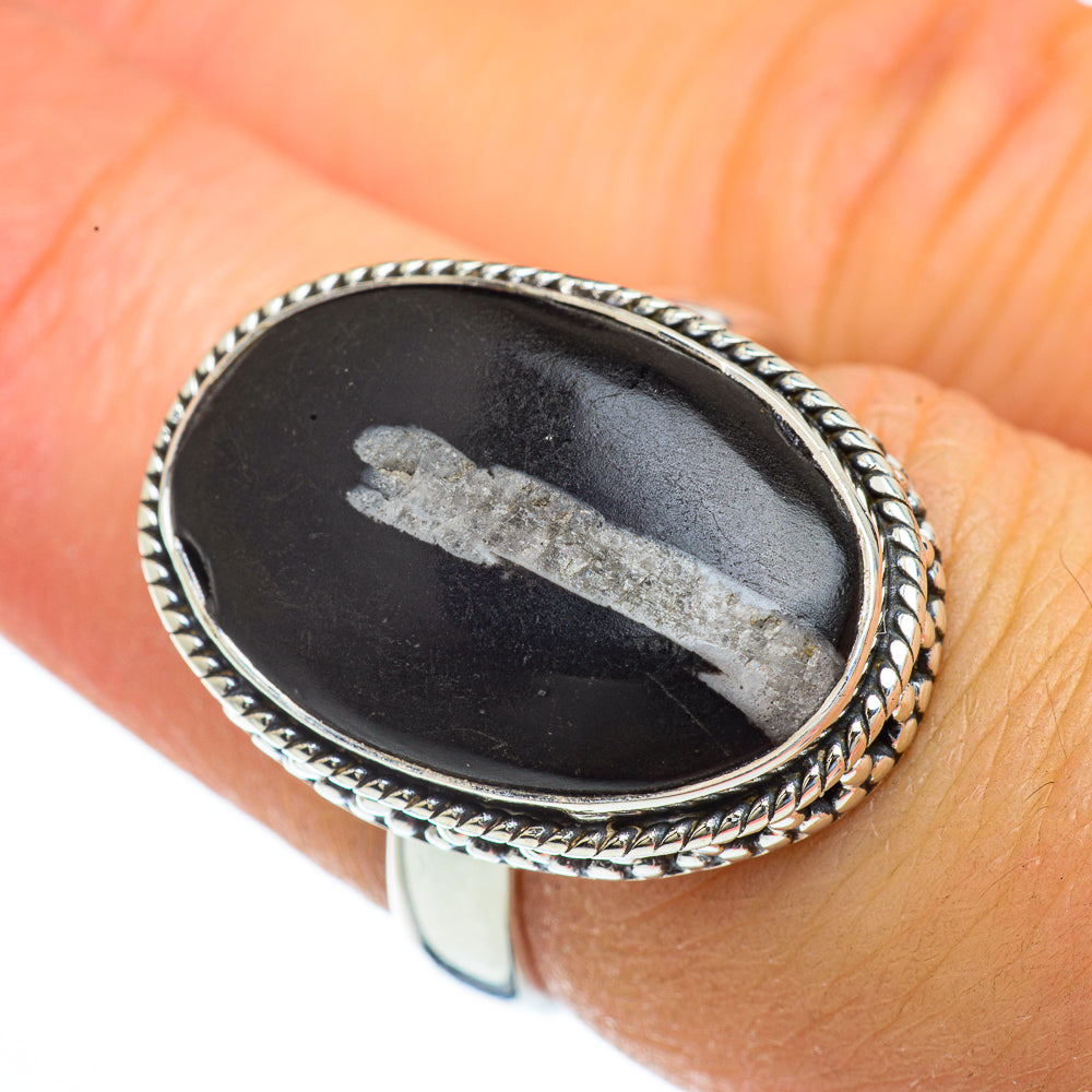 Pinolith Jasper Rings handcrafted by Ana Silver Co - RING44007
