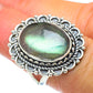 Labradorite Rings handcrafted by Ana Silver Co - RING44055