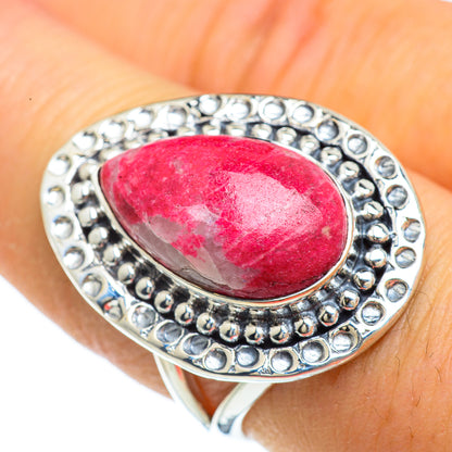 Thulite Rings handcrafted by Ana Silver Co - RING44060