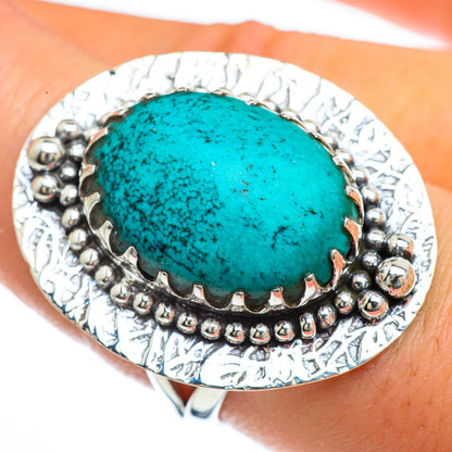 Chrysocolla Rings handcrafted by Ana Silver Co - RING44125