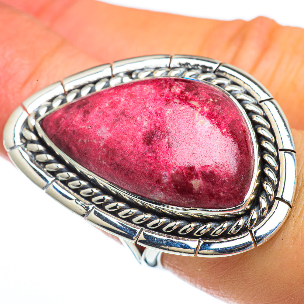 Thulite Rings handcrafted by Ana Silver Co - RING44136