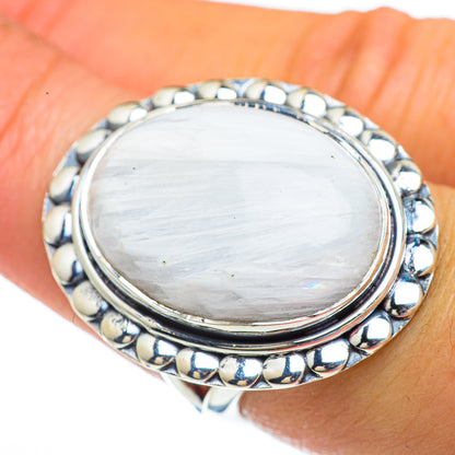 Scolecite Rings handcrafted by Ana Silver Co - RING44190