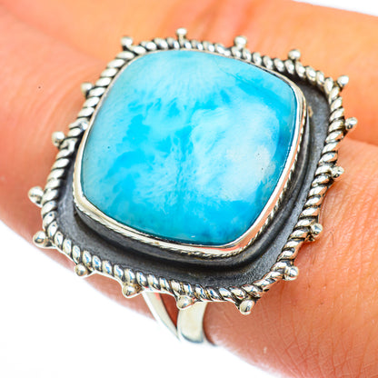 Larimar Rings handcrafted by Ana Silver Co - RING44204