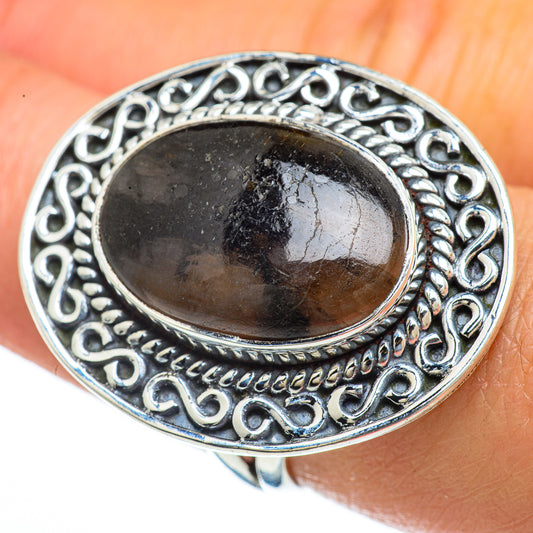 Chiastolite Rings handcrafted by Ana Silver Co - RING44214