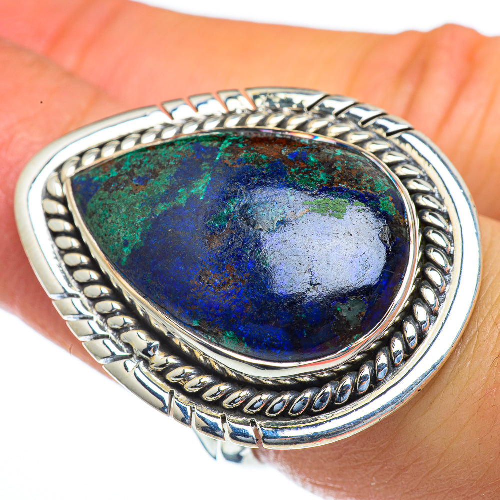 Chrysocolla Rings handcrafted by Ana Silver Co - RING44262
