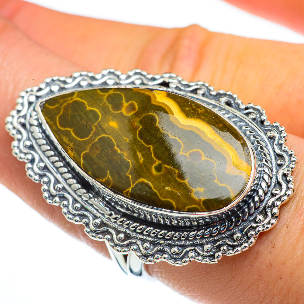 Ocean Jasper Rings handcrafted by Ana Silver Co - RING44272