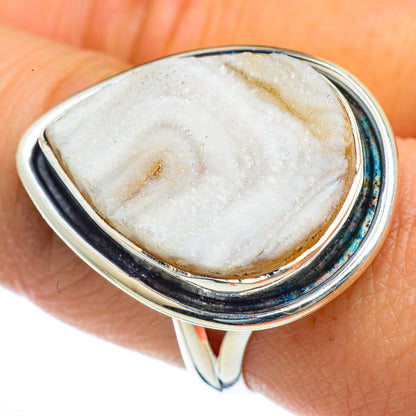 Desert Druzy Rings handcrafted by Ana Silver Co - RING44286