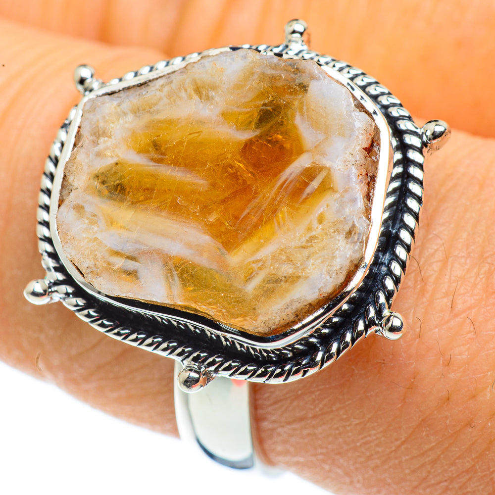 Citrine Rings handcrafted by Ana Silver Co - RING44301