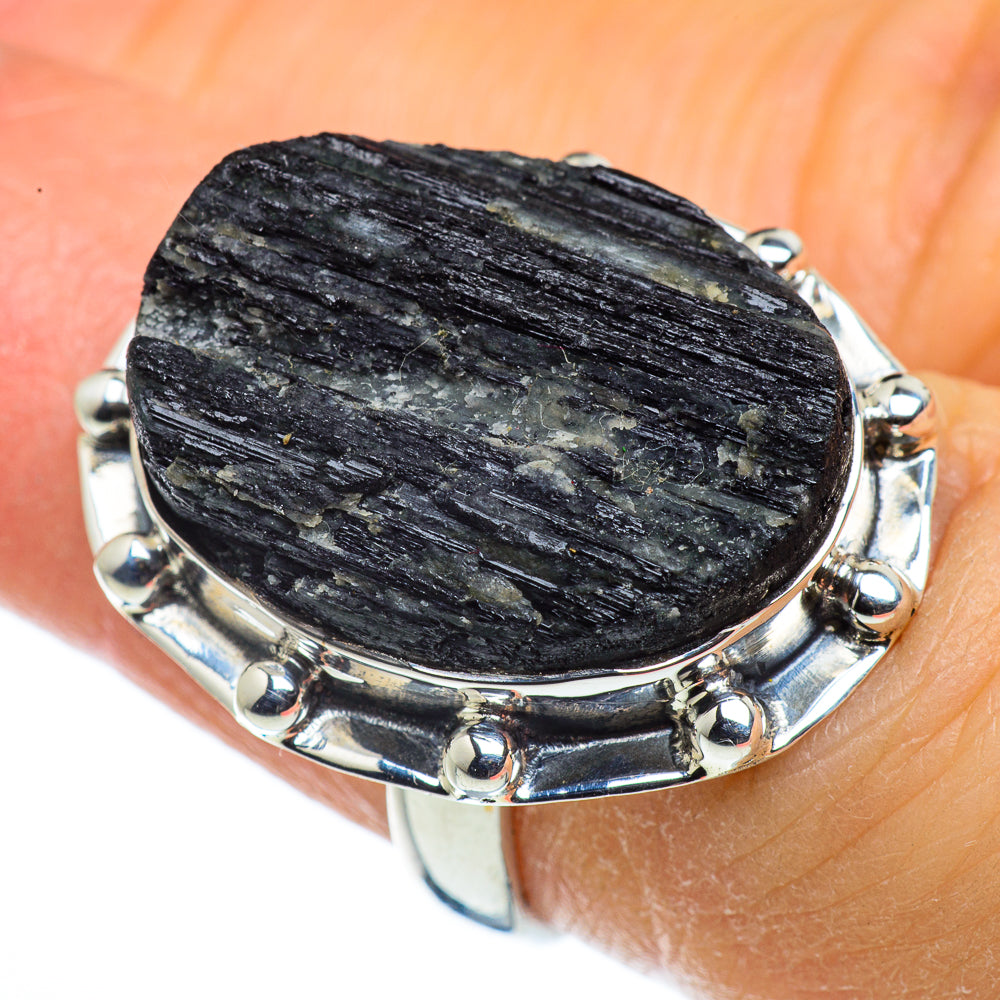 Tektite Rings handcrafted by Ana Silver Co - RING44308