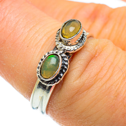 Ethiopian Opal Rings handcrafted by Ana Silver Co - RING44314