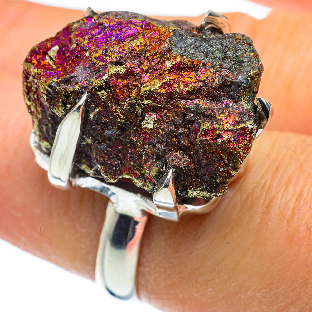 Titanium Druzy Rings handcrafted by Ana Silver Co - RING44342
