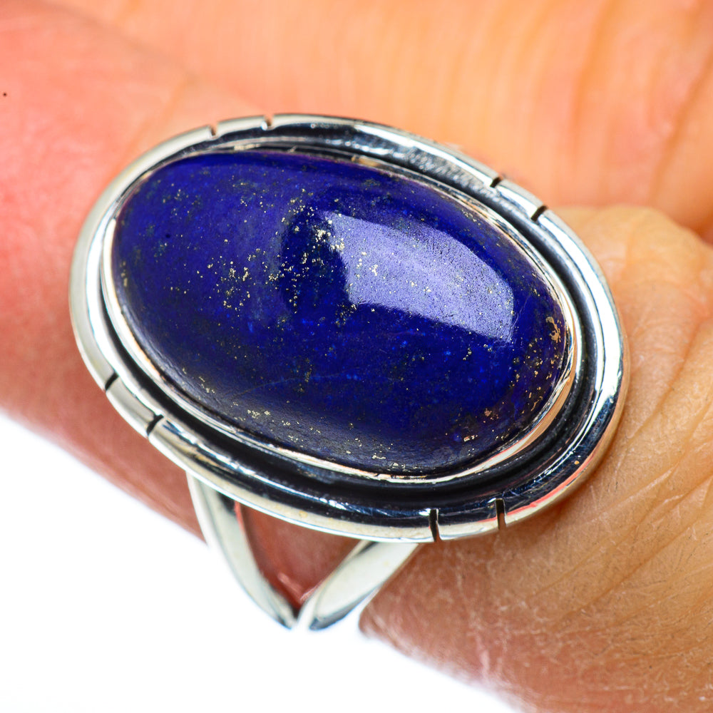 Lapis Lazuli Rings handcrafted by Ana Silver Co - RING44352