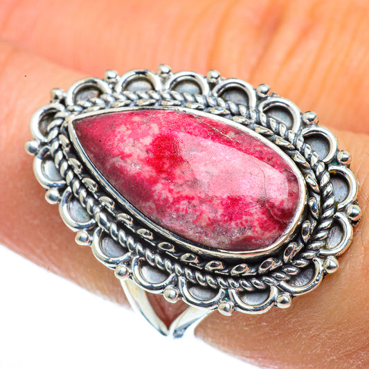 Thulite Rings handcrafted by Ana Silver Co - RING44392