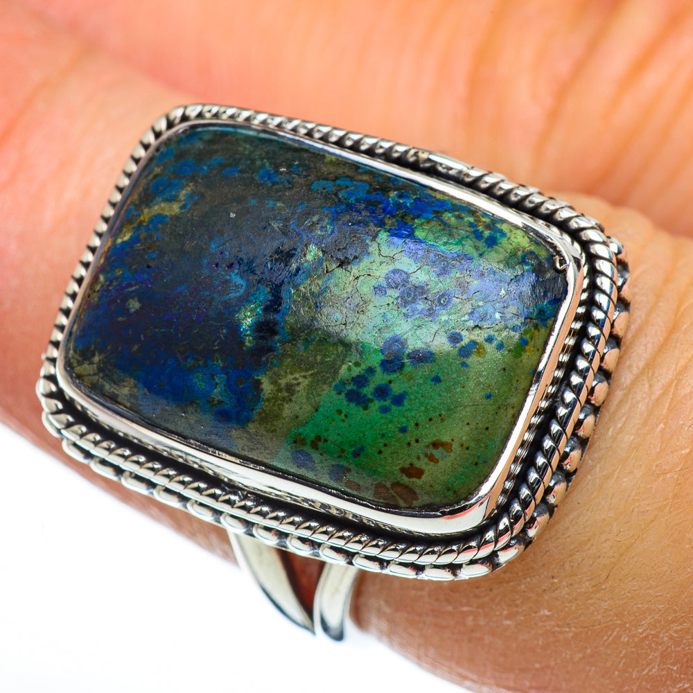 Azurite Rings handcrafted by Ana Silver Co - RING44400