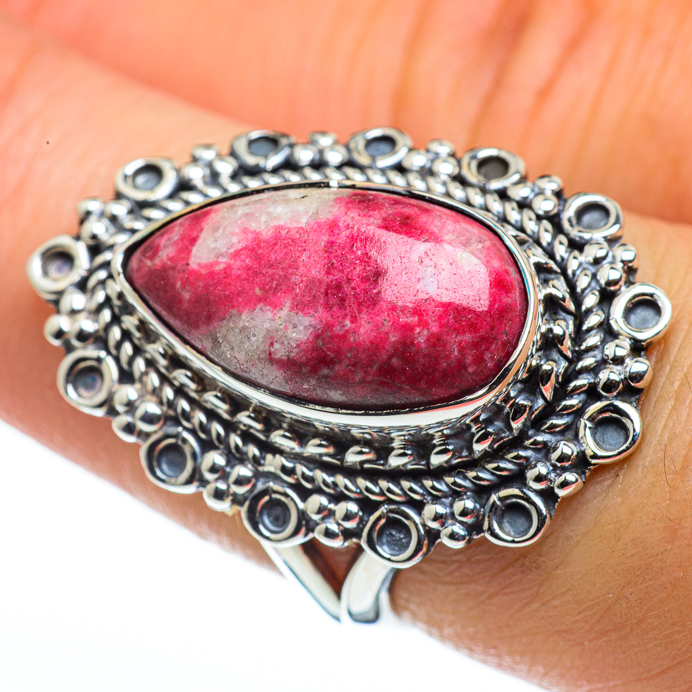 Thulite Rings handcrafted by Ana Silver Co - RING44509