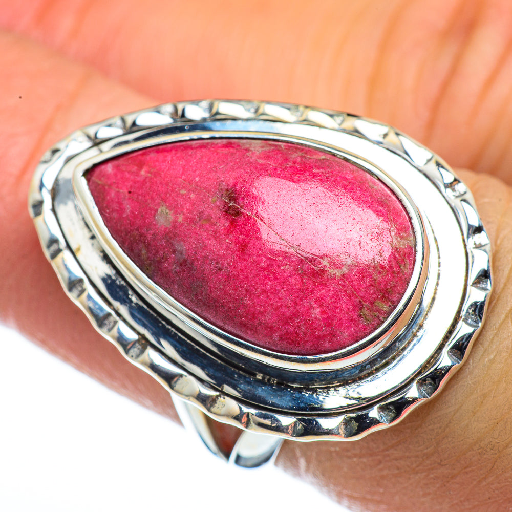 Thulite Rings handcrafted by Ana Silver Co - RING44565