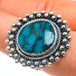 Tibetan Turquoise Rings handcrafted by Ana Silver Co - RING44604