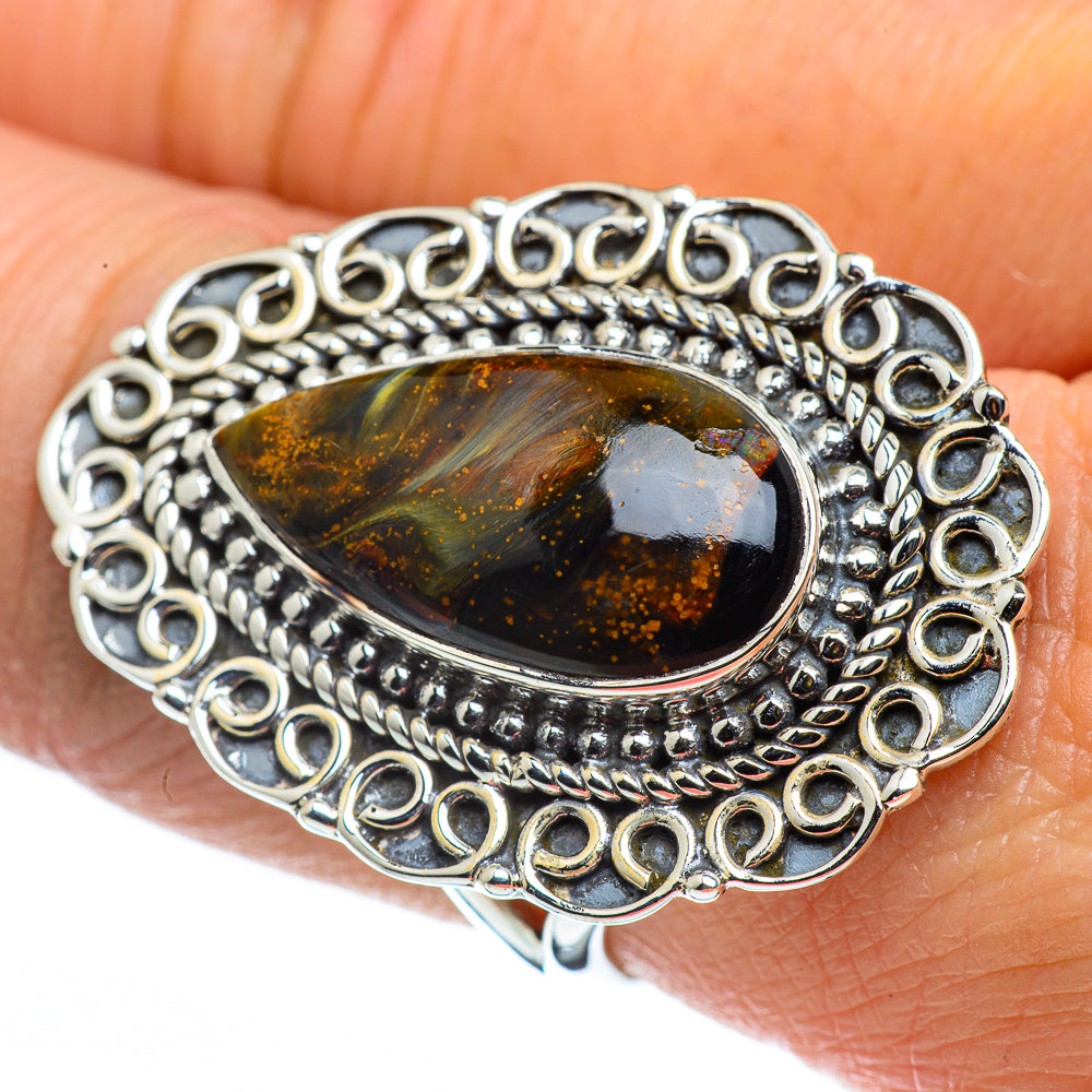 Pietersite Rings handcrafted by Ana Silver Co - RING44617