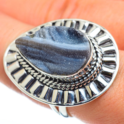 Desert Druzy Rings handcrafted by Ana Silver Co - RING44645
