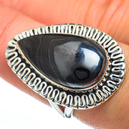 Psilomelane Rings handcrafted by Ana Silver Co - RING44663