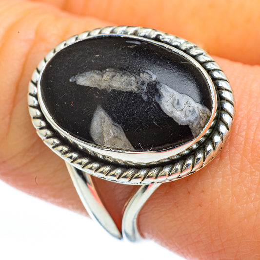 Pinolith Jasper Rings handcrafted by Ana Silver Co - RING44706