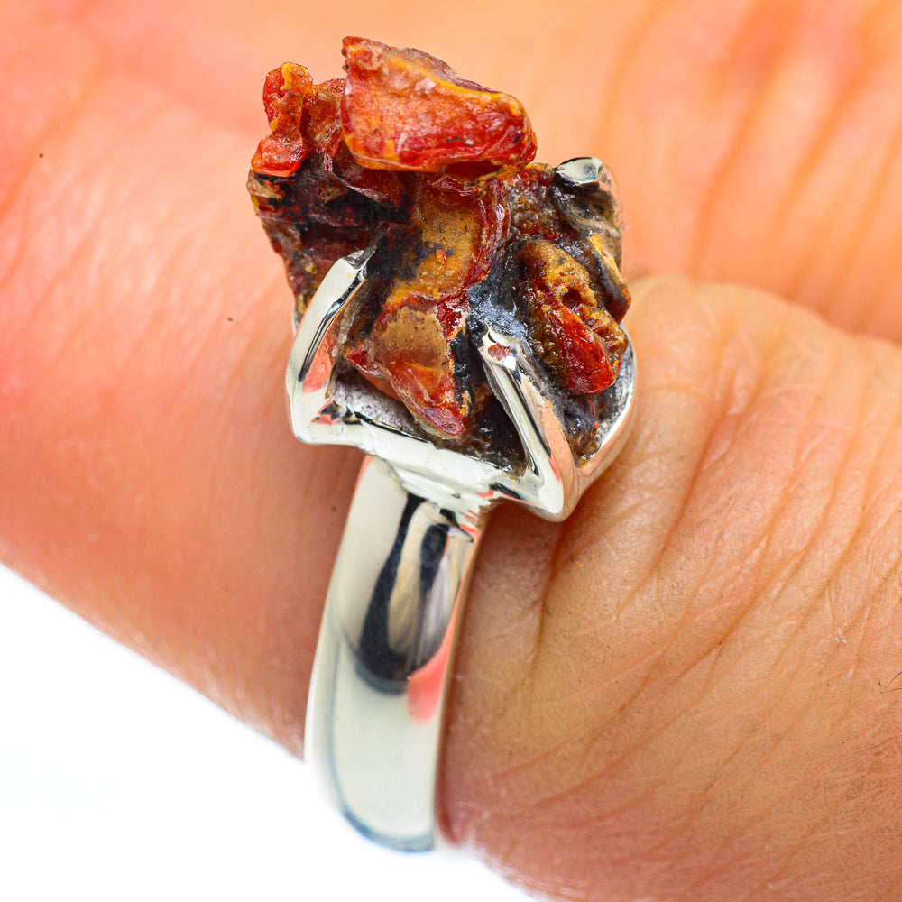 Vanadinite Rings handcrafted by Ana Silver Co - RING44727