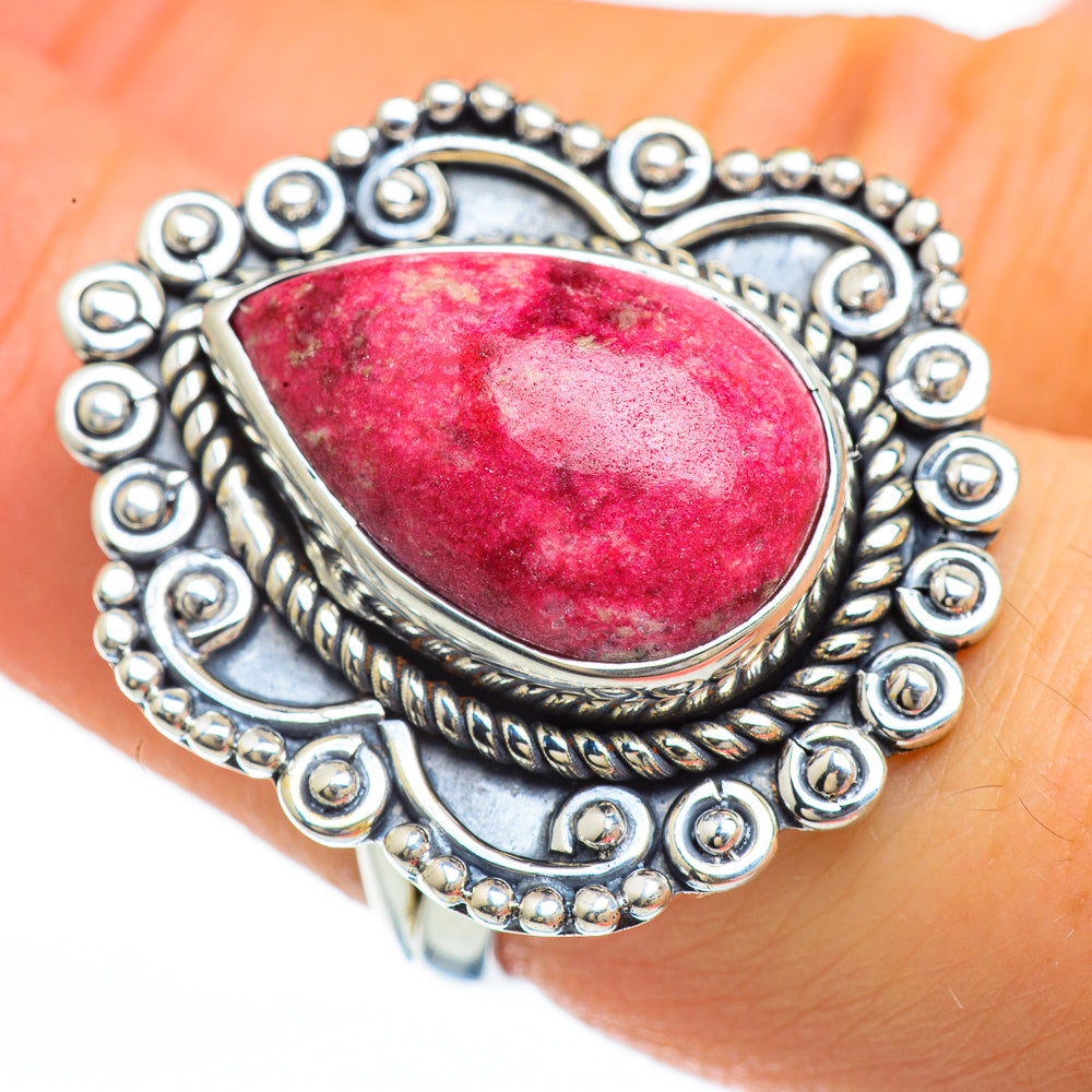 Thulite Rings handcrafted by Ana Silver Co - RING44755