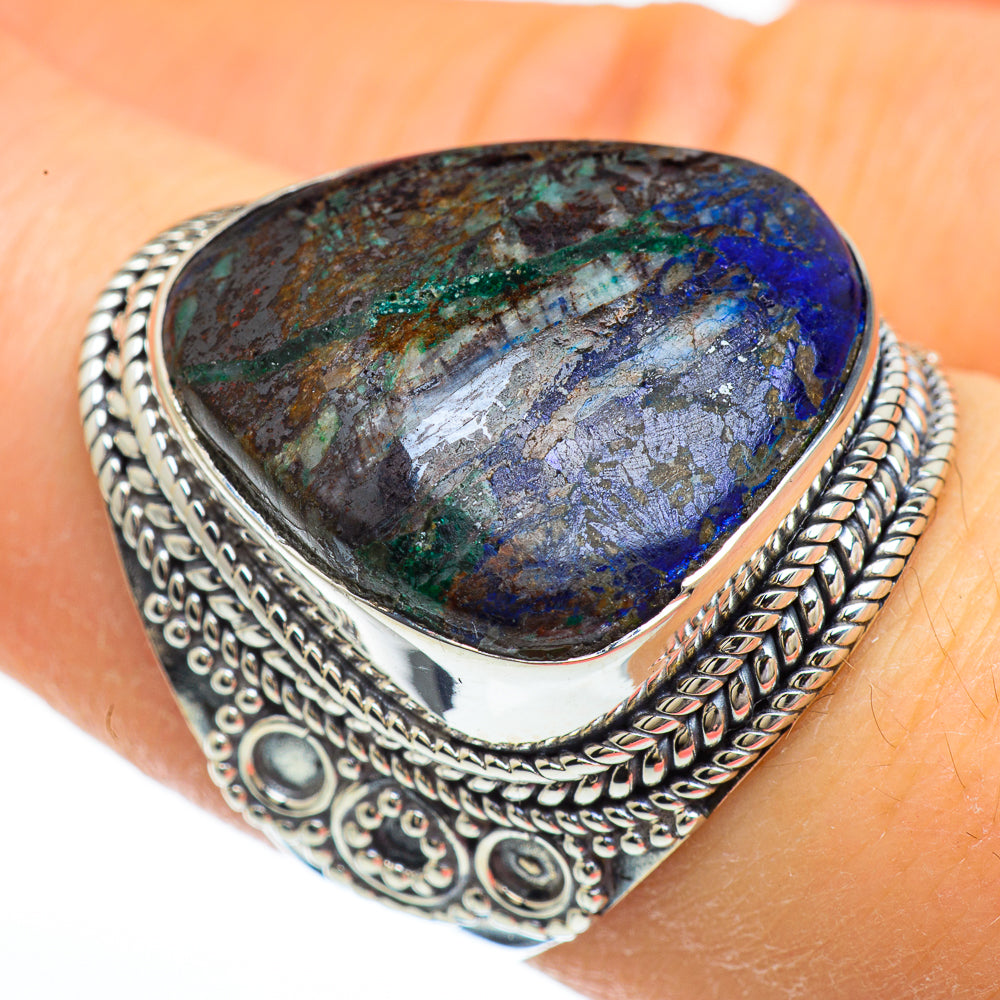 Azurite Rings handcrafted by Ana Silver Co - RING44765