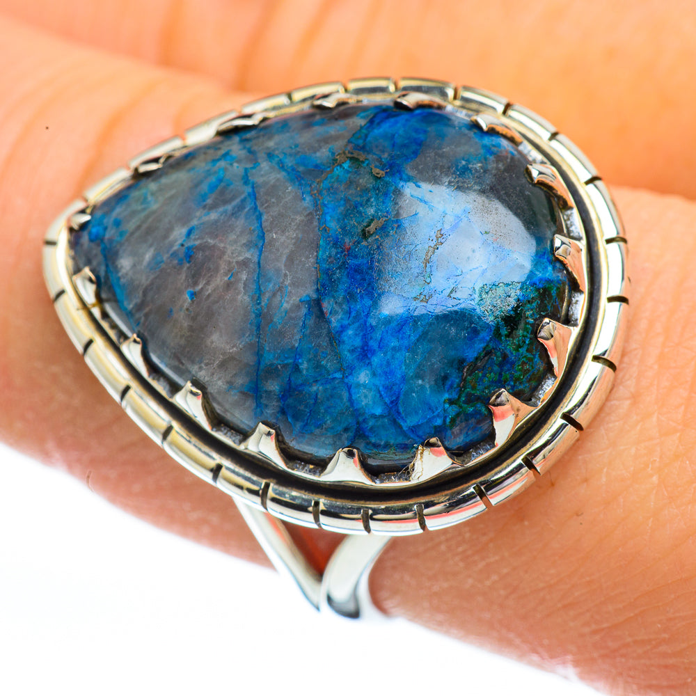 Chryscolla In Quartz Rings handcrafted by Ana Silver Co - RING44774