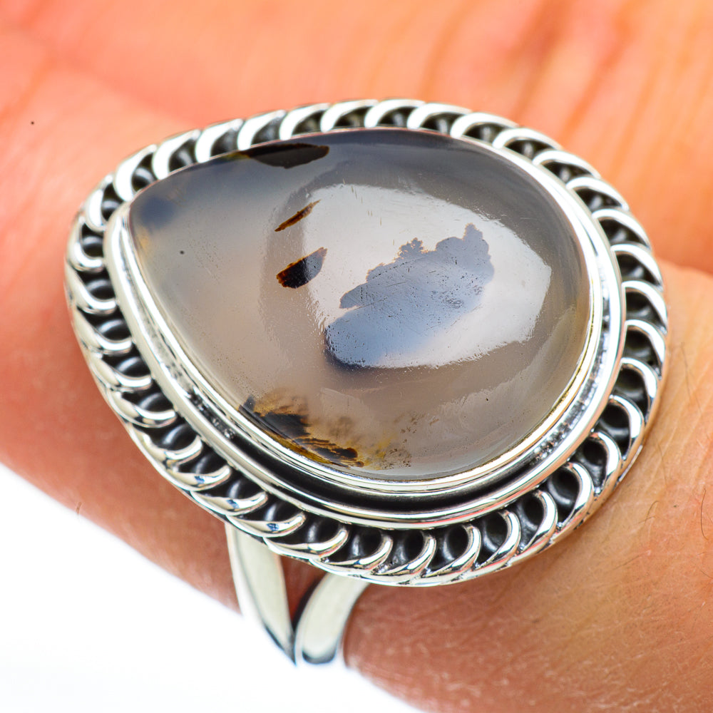 Montana Agate Rings handcrafted by Ana Silver Co - RING44840