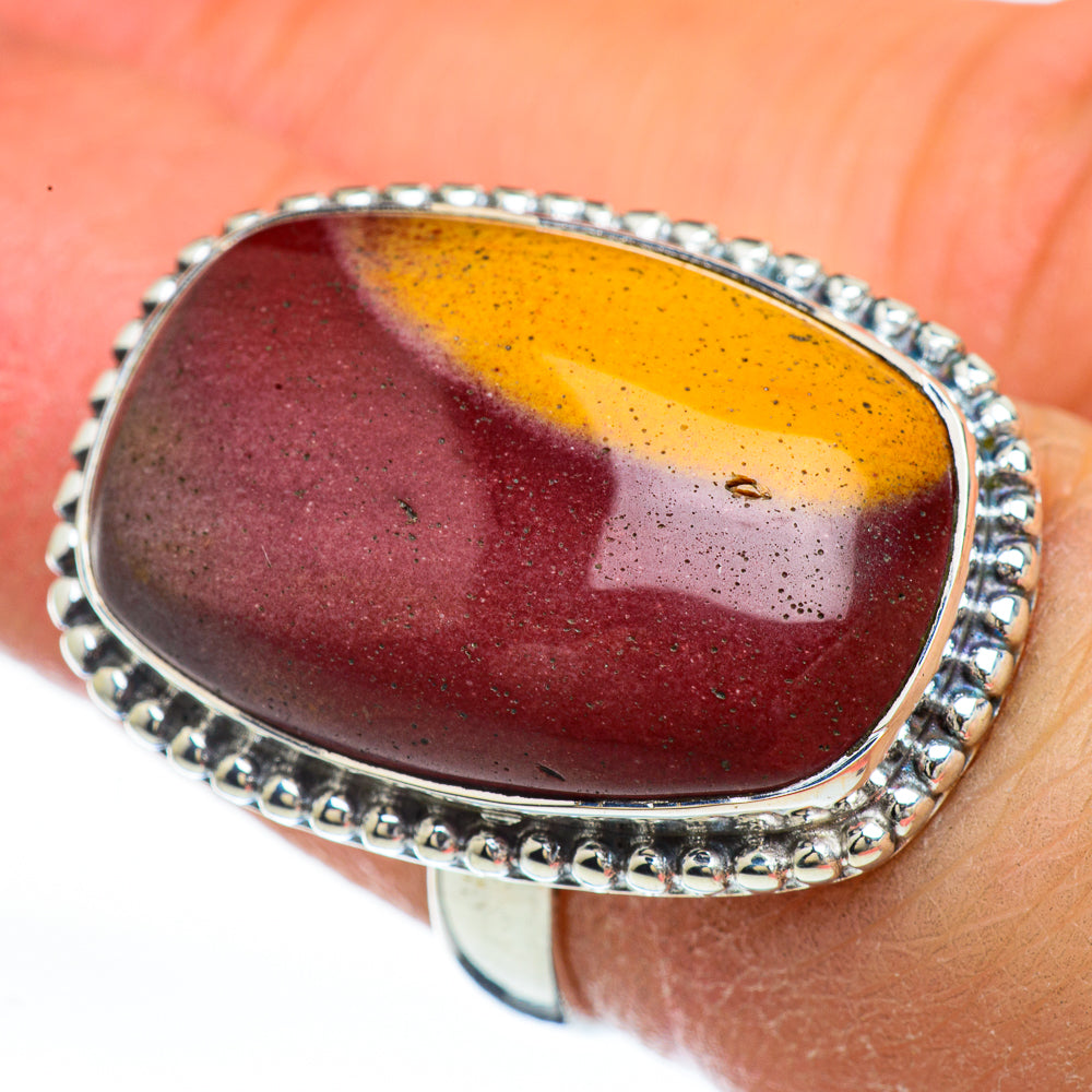 Mookaite Rings handcrafted by Ana Silver Co - RING44854