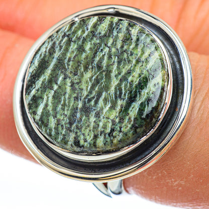 Lizard Jasper Rings handcrafted by Ana Silver Co - RING44870