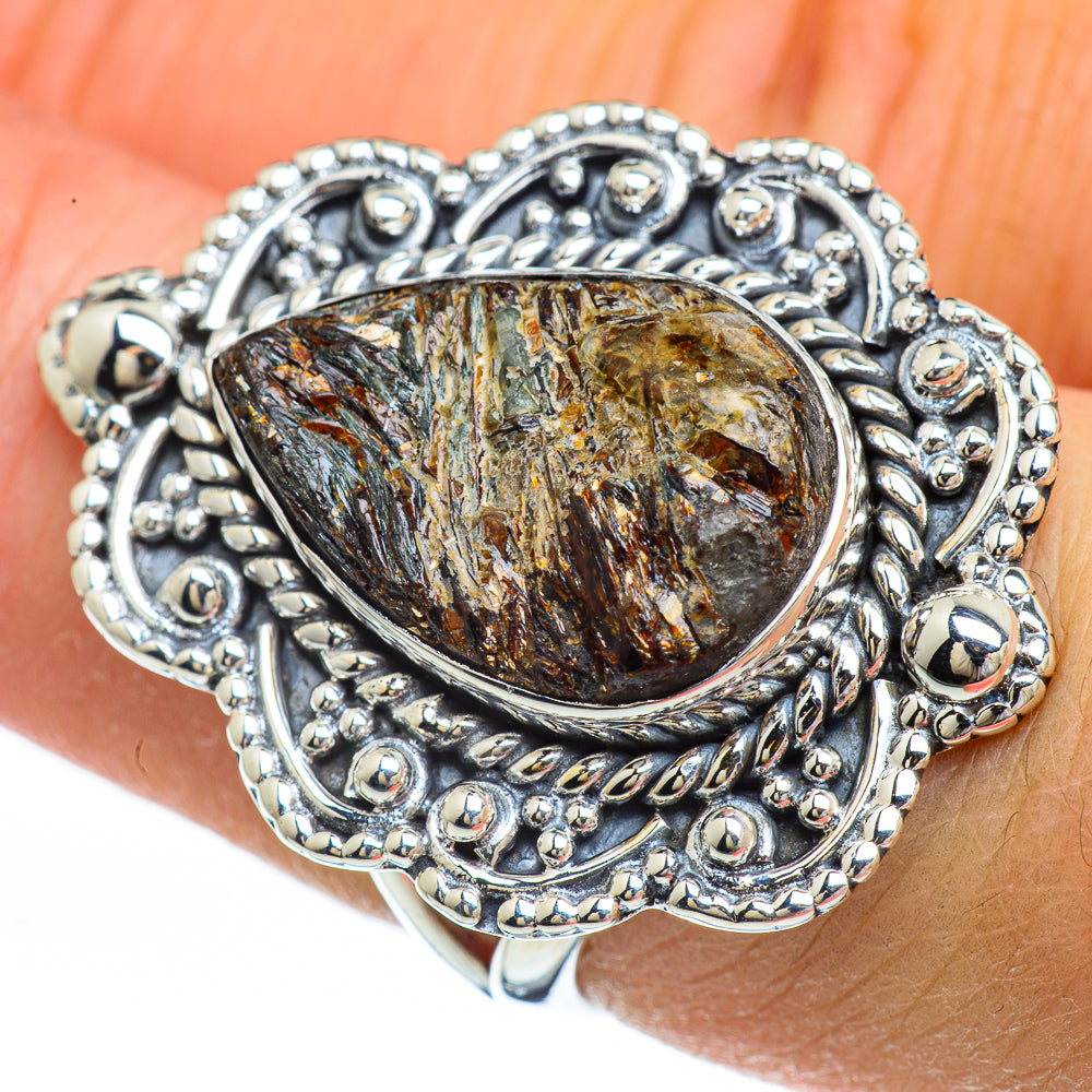 Astrophyllite Rings handcrafted by Ana Silver Co - RING44891