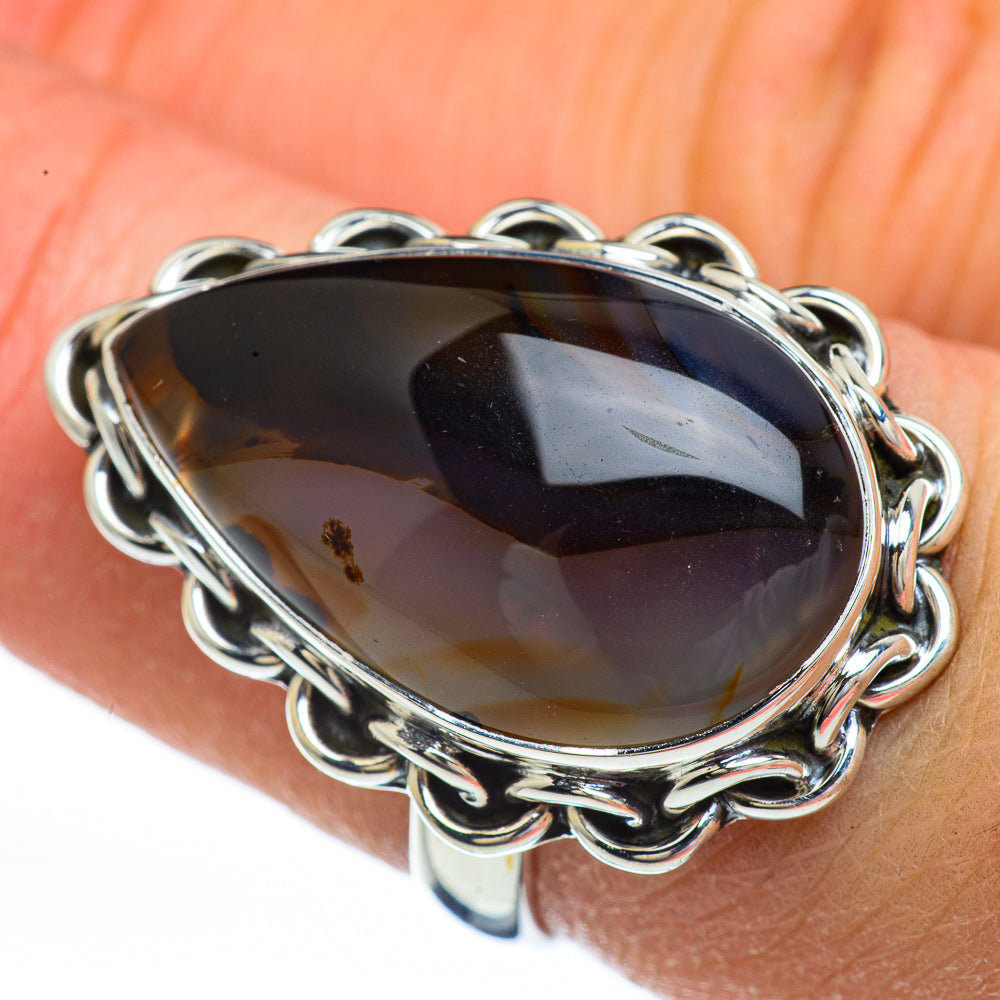 Montana Agate Rings handcrafted by Ana Silver Co - RING44893