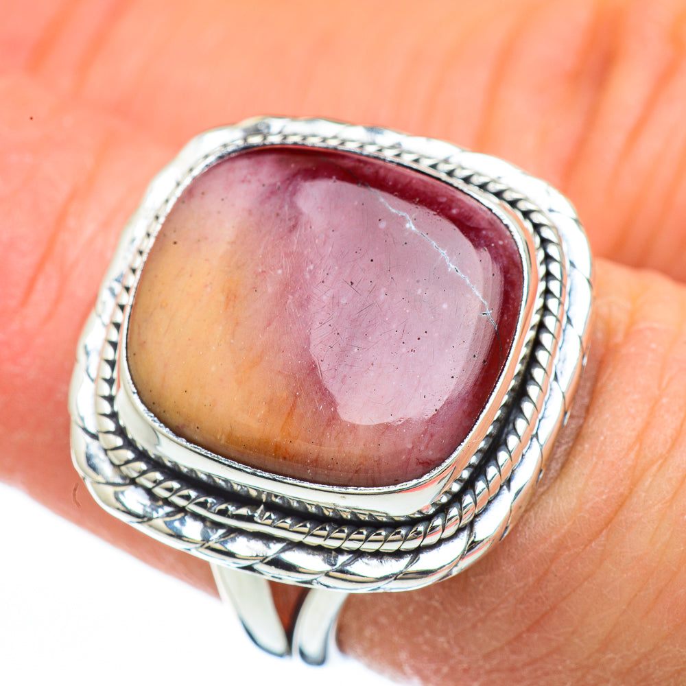 Mookaite Rings handcrafted by Ana Silver Co - RING44941