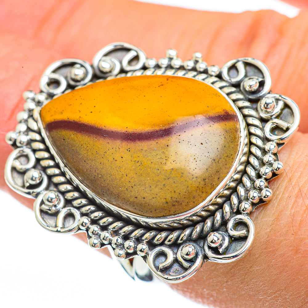 Mookaite Rings handcrafted by Ana Silver Co - RING45042