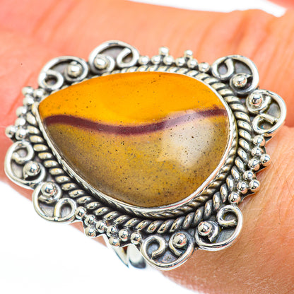 Mookaite Rings handcrafted by Ana Silver Co - RING45042