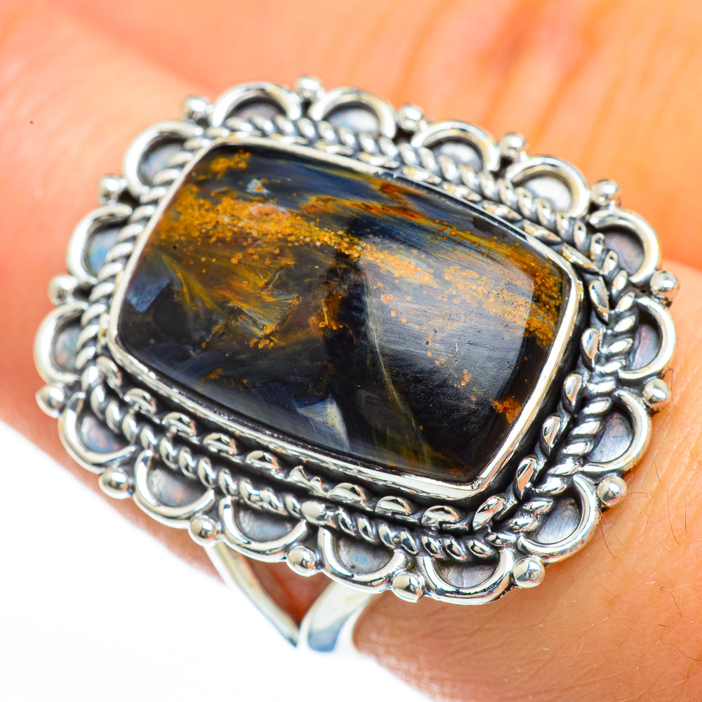 Pietersite Rings handcrafted by Ana Silver Co - RING45106