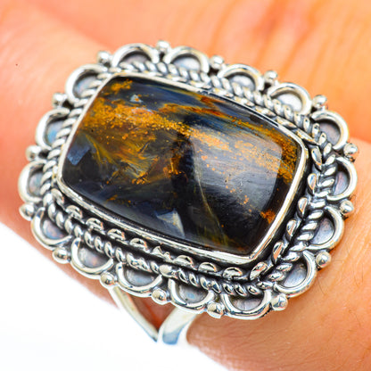 Pietersite Rings handcrafted by Ana Silver Co - RING45106