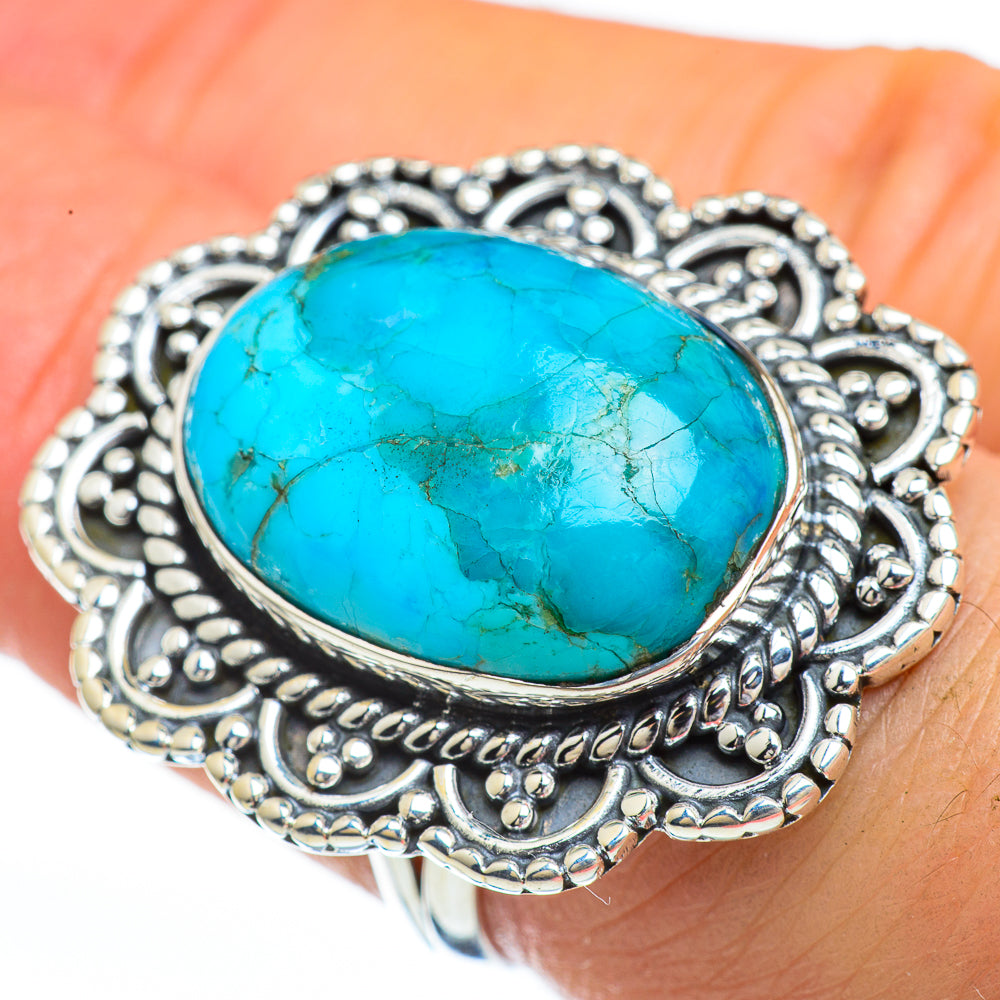 Arizona Turquoise Rings handcrafted by Ana Silver Co - RING45146