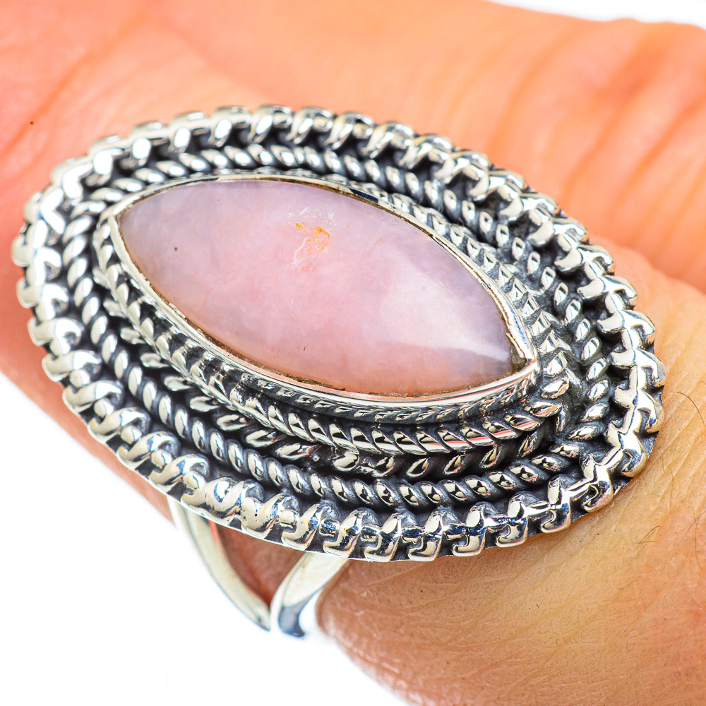 Pink Opal Rings handcrafted by Ana Silver Co - RING45188