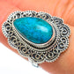 Chrysocolla Rings handcrafted by Ana Silver Co - RING45225