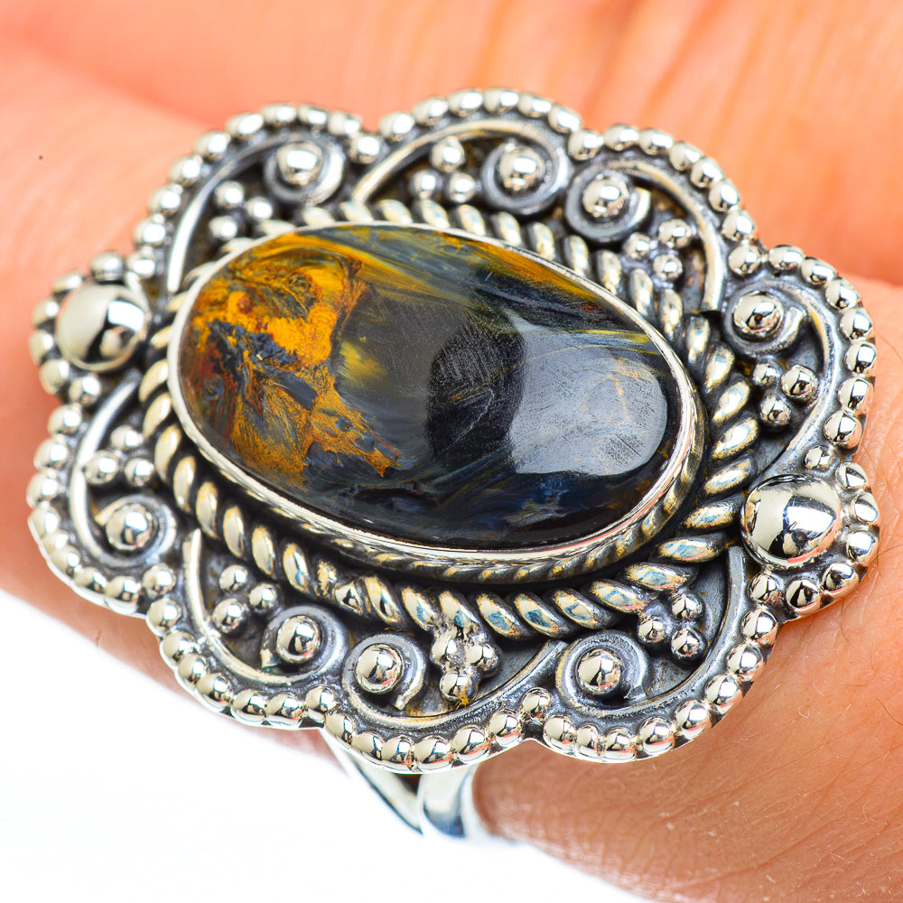 Pietersite Rings handcrafted by Ana Silver Co - RING45262