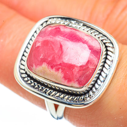 Rhodochrosite Rings handcrafted by Ana Silver Co - RING45286