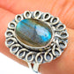 Labradorite Rings handcrafted by Ana Silver Co - RING45332