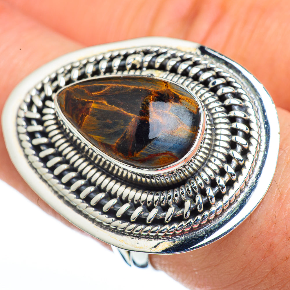 Pietersite Rings handcrafted by Ana Silver Co - RING45360