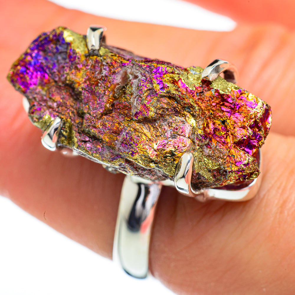 Titanium Druzy Rings handcrafted by Ana Silver Co - RING45367