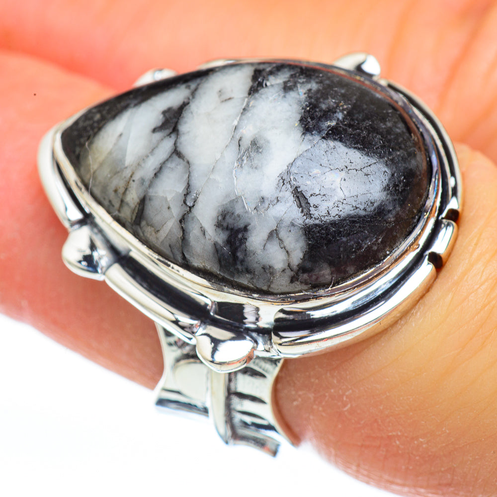 Pinolith Jasper Rings handcrafted by Ana Silver Co - RING45397